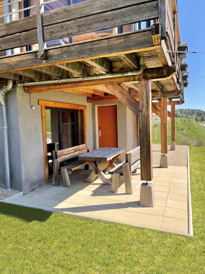 Gite Avec Terrasse Et Belle Vue - Chaletnelda Com Lamoura Exterior foto