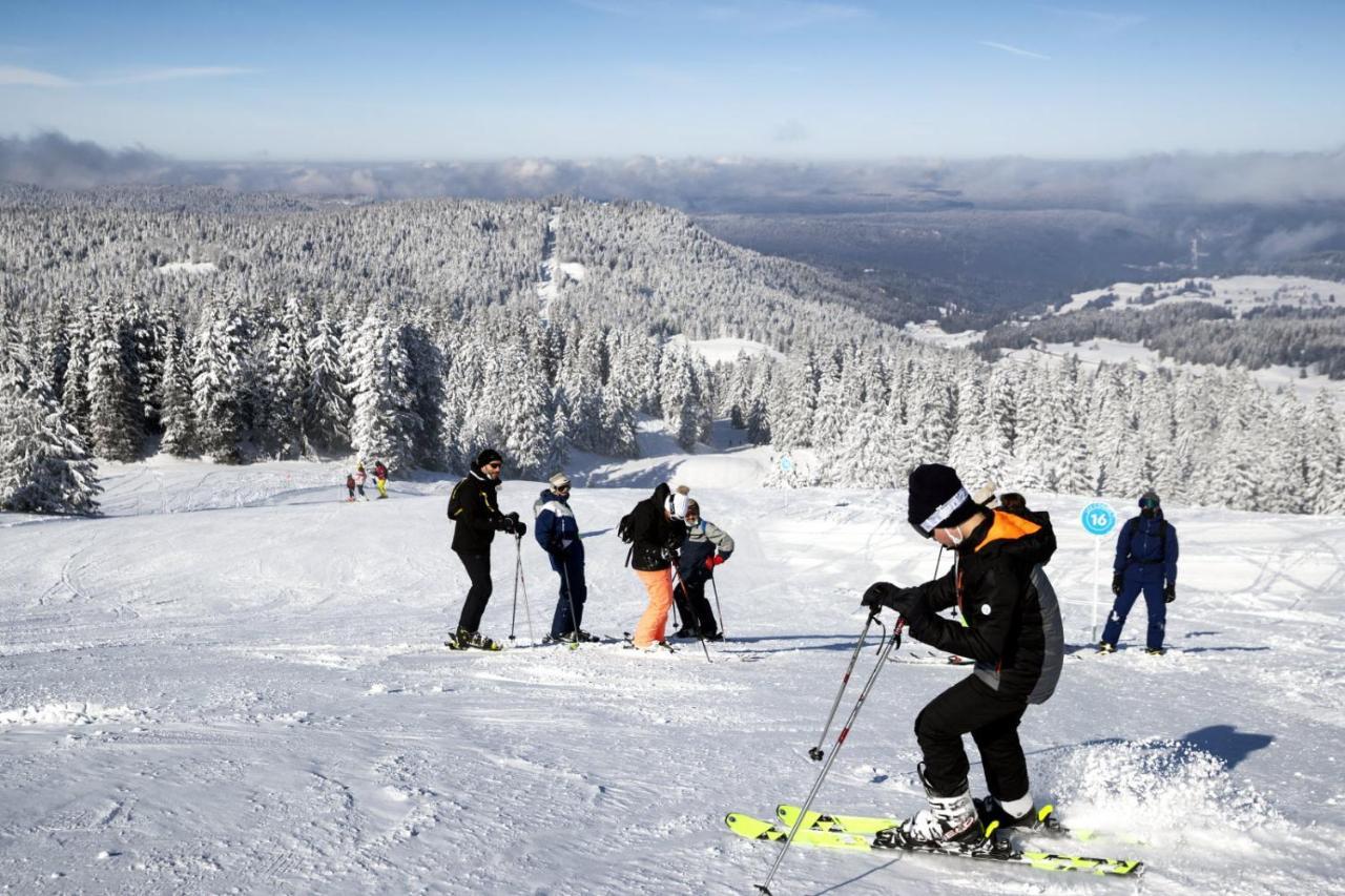 Gite Avec Terrasse Et Belle Vue - Chaletnelda Com Lamoura Exterior foto